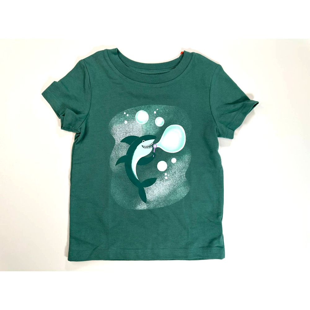 Cat & Jack - Green Shark T-shirt, 18M, no Tags